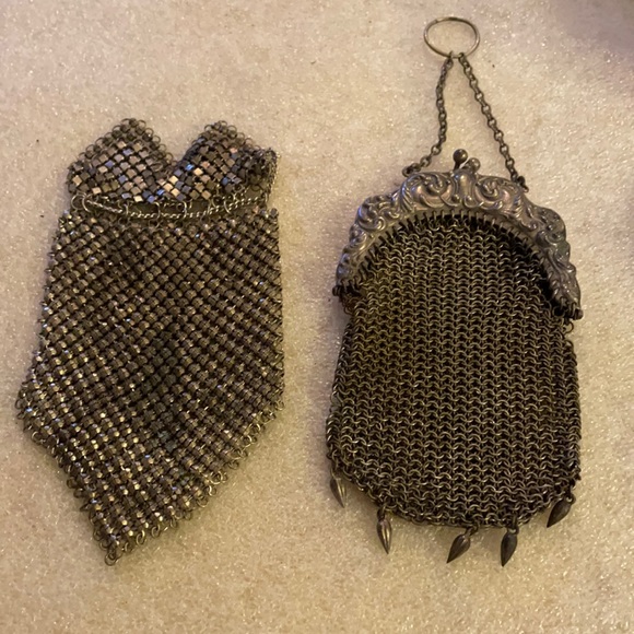 Antique G Silver small purse